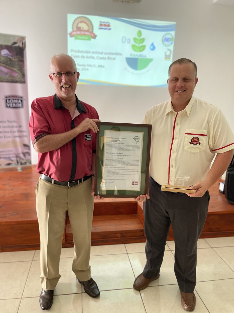 Certificado del Sello Verde Ambiental de Biosa