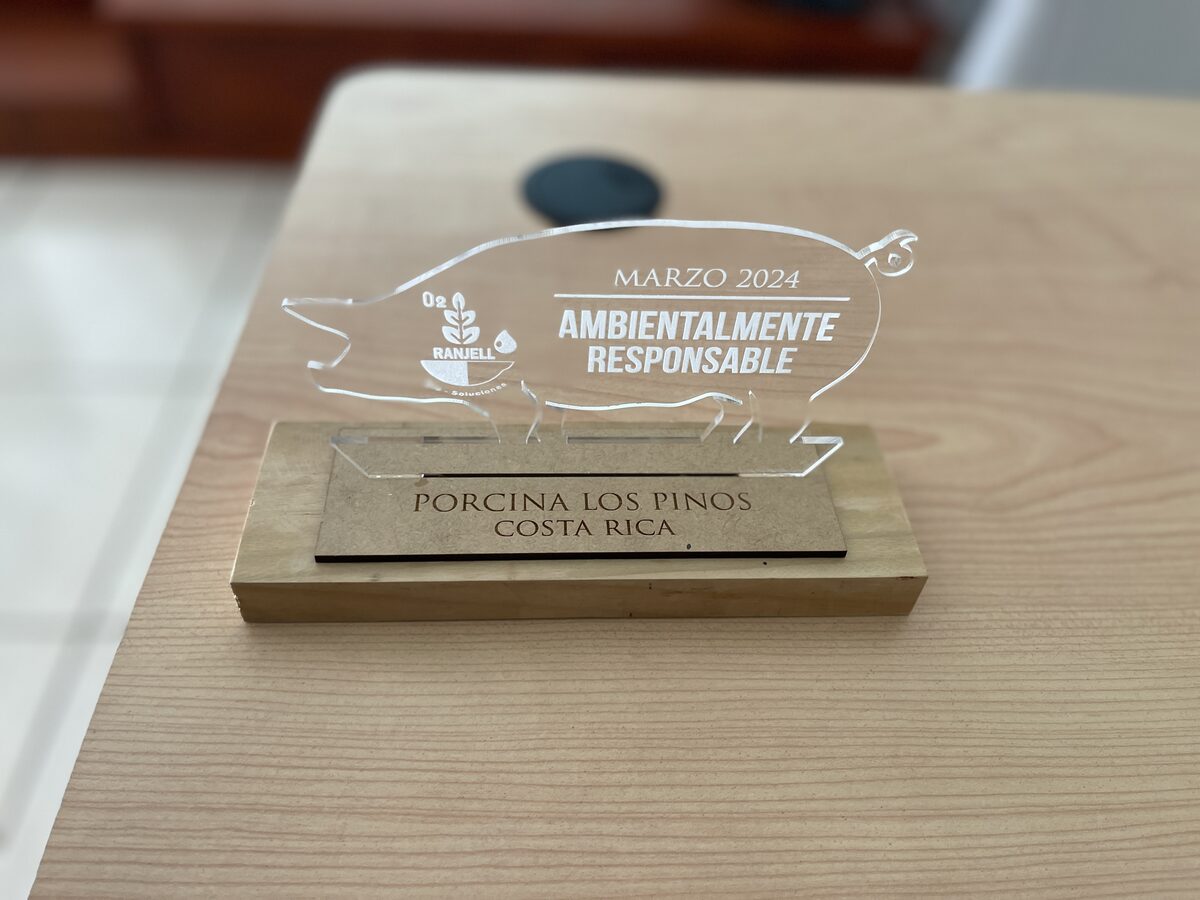 Placa Ambientalmente Responsable, Porcina Los Pinos, marzo 2024